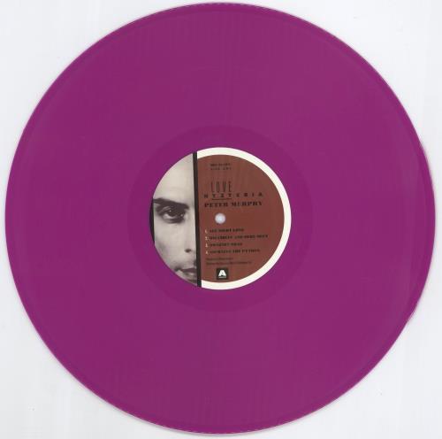 PETER MURPHY 'LOVE HYSTERIA' LP (Indigo Vinyl)