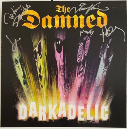 THE DAMNED 'DARKADELIC' LP (Limited Edition, Signed Print Image, Transparent Vinyl)