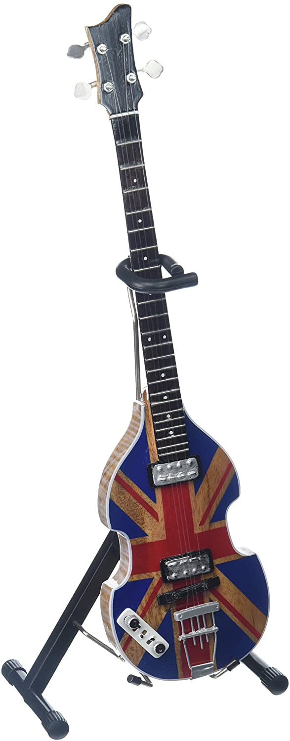 THE BEATLES - PAUL MCCARTNEY UNION JACK MINI VIOLIN BASS