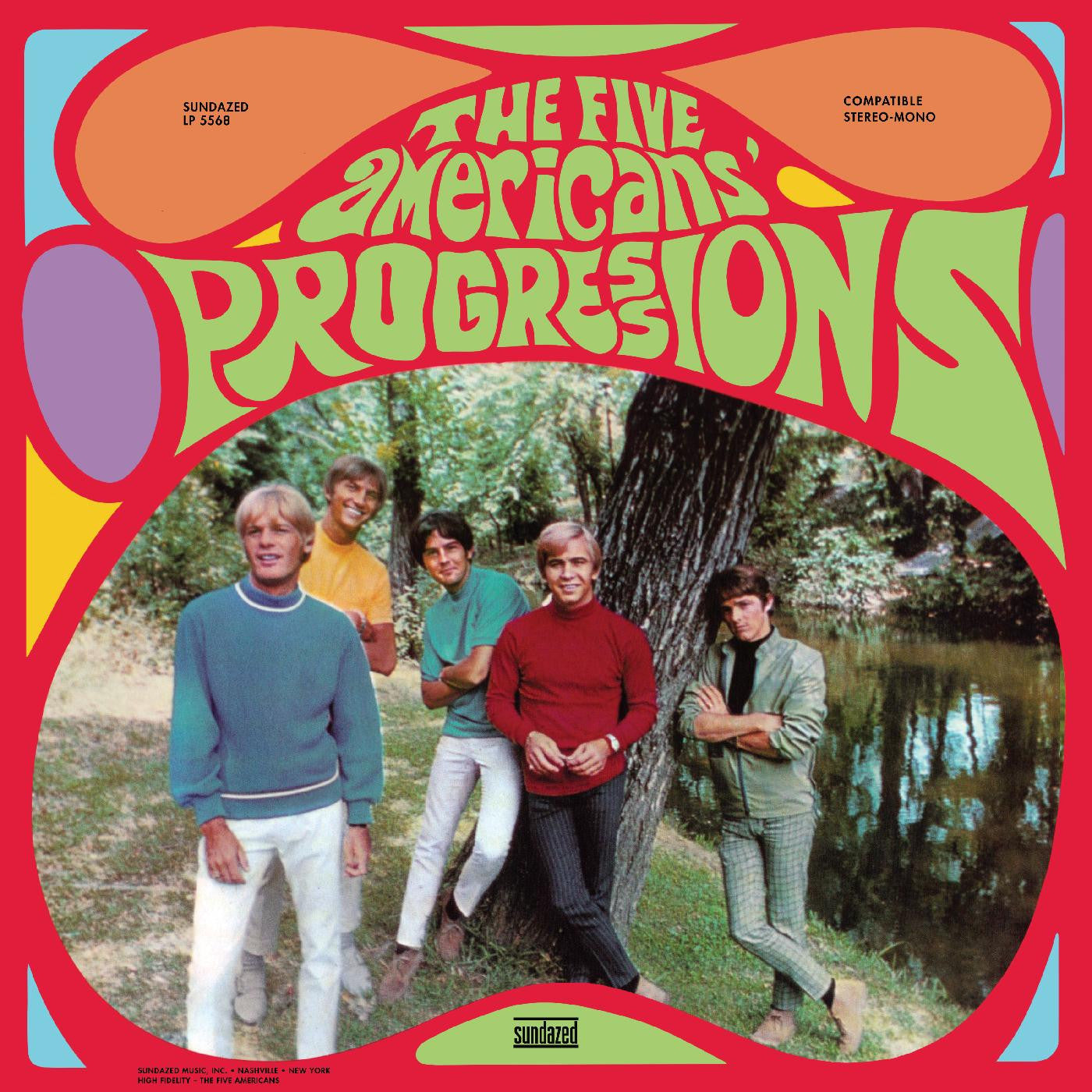 THE FIVE AMERICANS 'PROGRESSIONS' GOLD LP