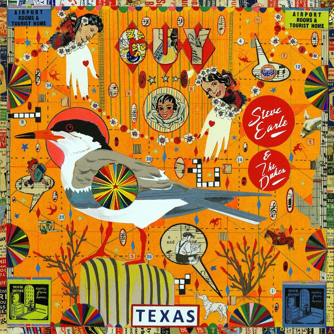 STEVE EARLE & THE DUKES 'GUY' 2LP (ORANGE & RED SWIRL VINYL)