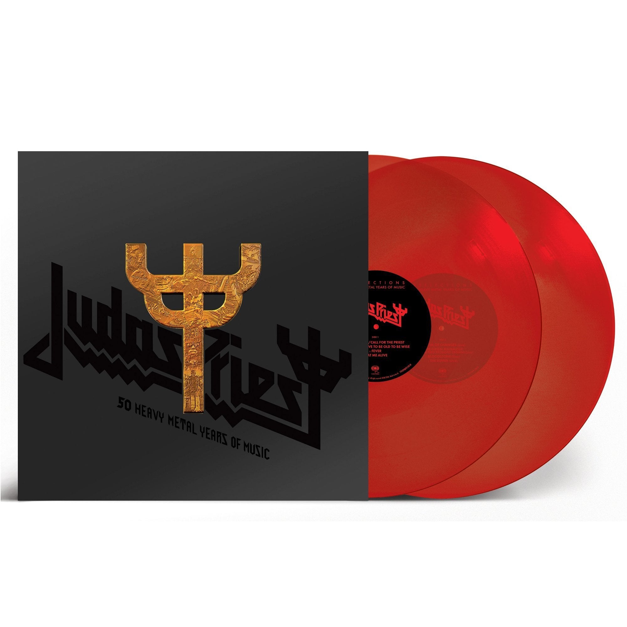 JUDAS PRIEST 'REFLECTIONS: 50 HEAVY METAL YEARS OF MUSIC' 2LP (Red Vinyl)