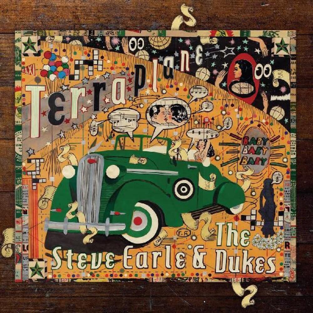 STEVE EARLE & THE DUKES 'TERRAPLANE' LP (TRANSPARENT GOLD VINYL)