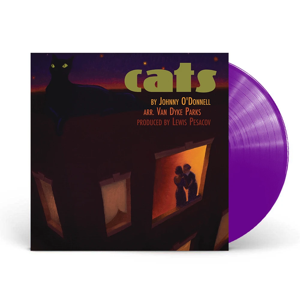 JOHNNY O'DONNELL 'CATS B/W FUNNY FAVE' PURPLE 7"