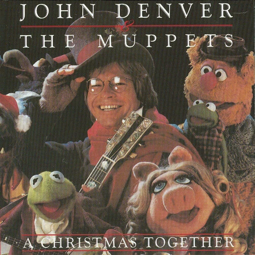 JOHN DENVER & THE MUPPETS 'A CHRISTMAS TOGETHER' LP (Candy Cane Swirl Vinyl)