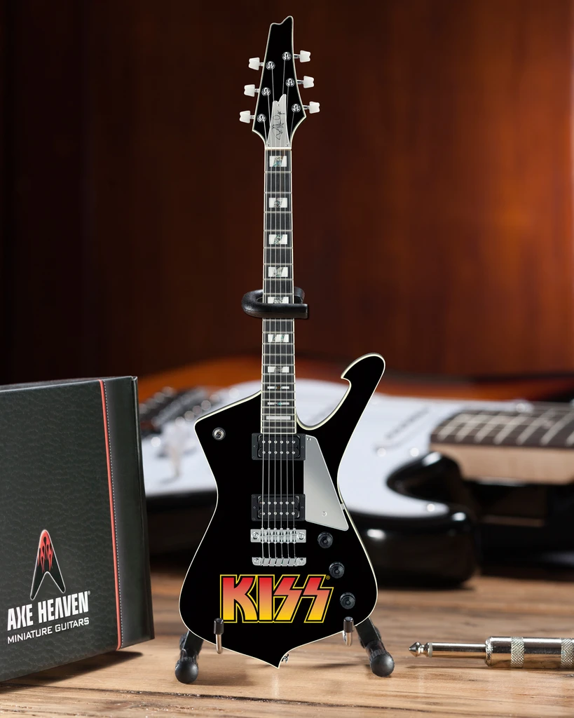 KISS - PAUL STANLEY - ICEMAN MINI GUITAR