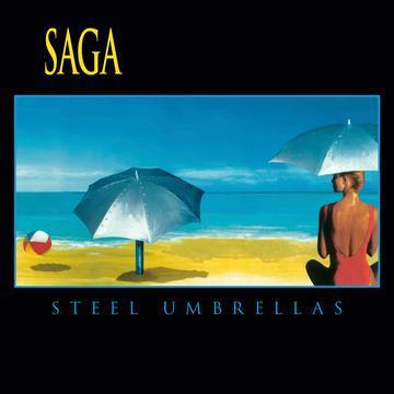 SAGA 'STEEL UMBRELLAS' LP