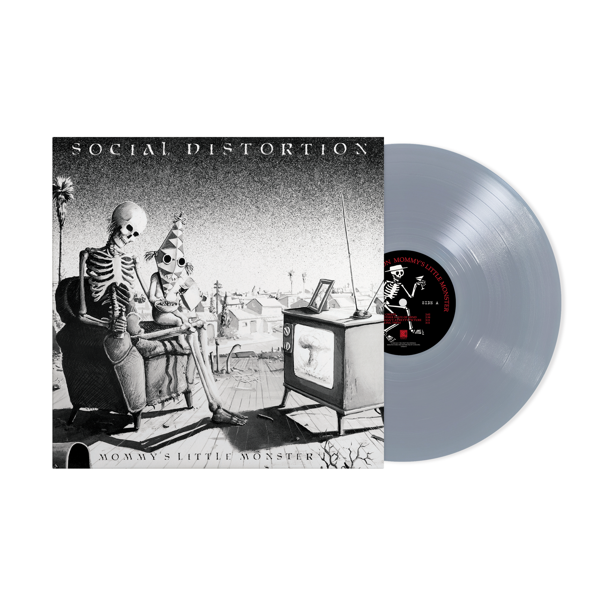 SOCIAL DISTORTION ‘MOMMY'S LITTLE MONSTER’ 40TH ANNIVERSARY LP (Limited Edition – Only 500 made, Grey Vinyl)