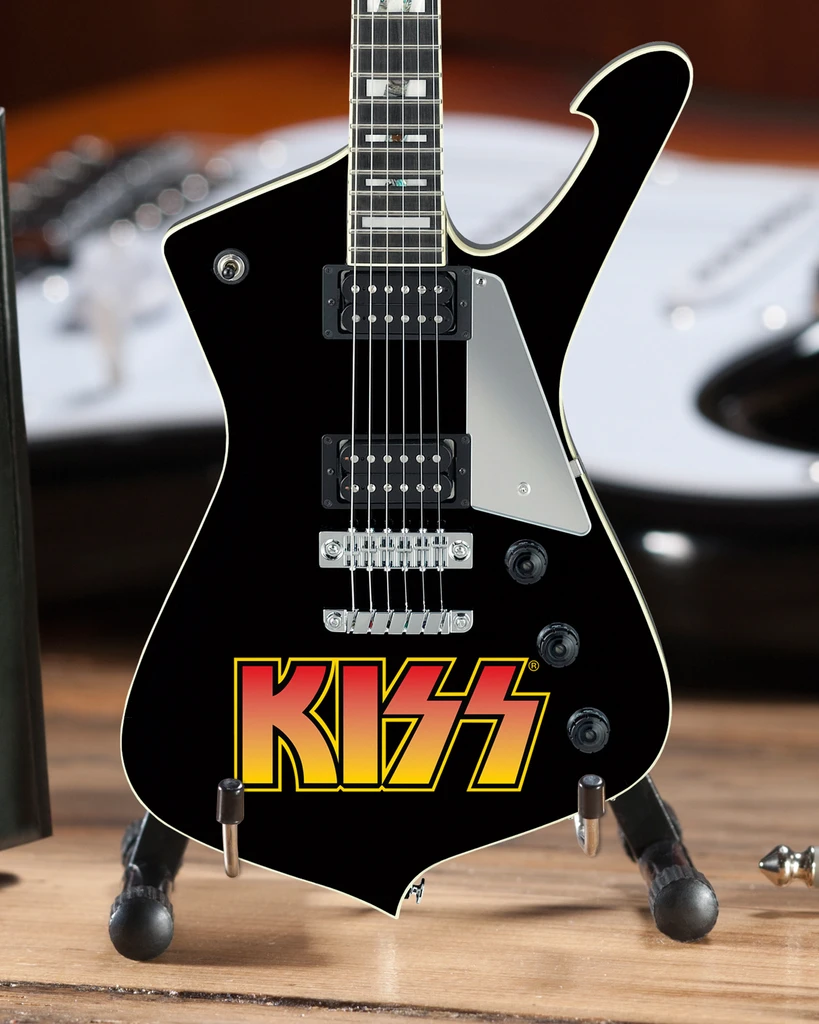 KISS - PAUL STANLEY - ICEMAN MINI GUITAR