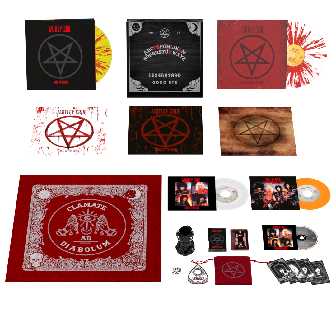 MOTLEY CRUE 'SHOUT AT THE DEVIL' BOX SET (40th Anniversary)