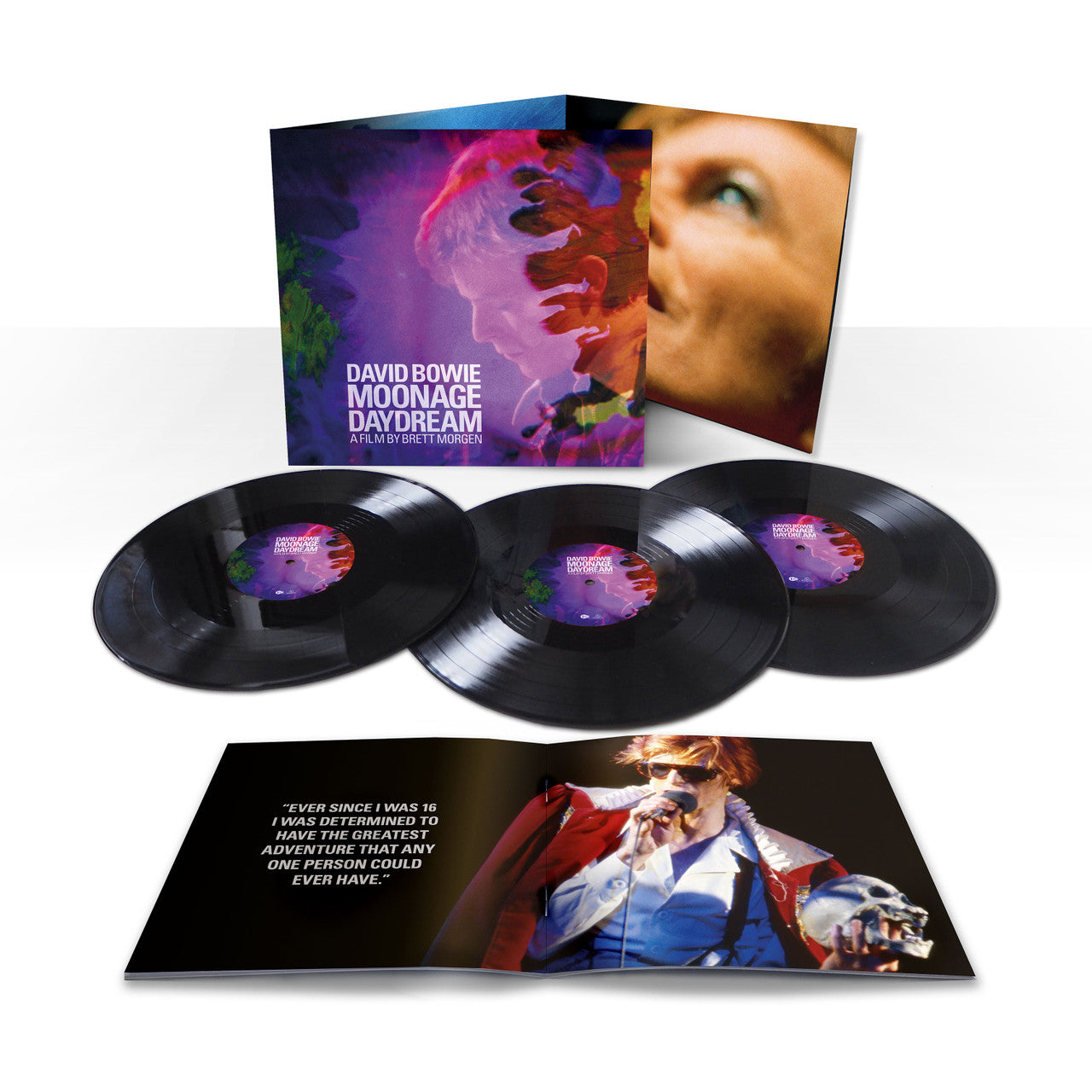 DAVID BOWIE 'MOONAGE DAYDREAM: A BRETT MORGEN FILM' 3LP