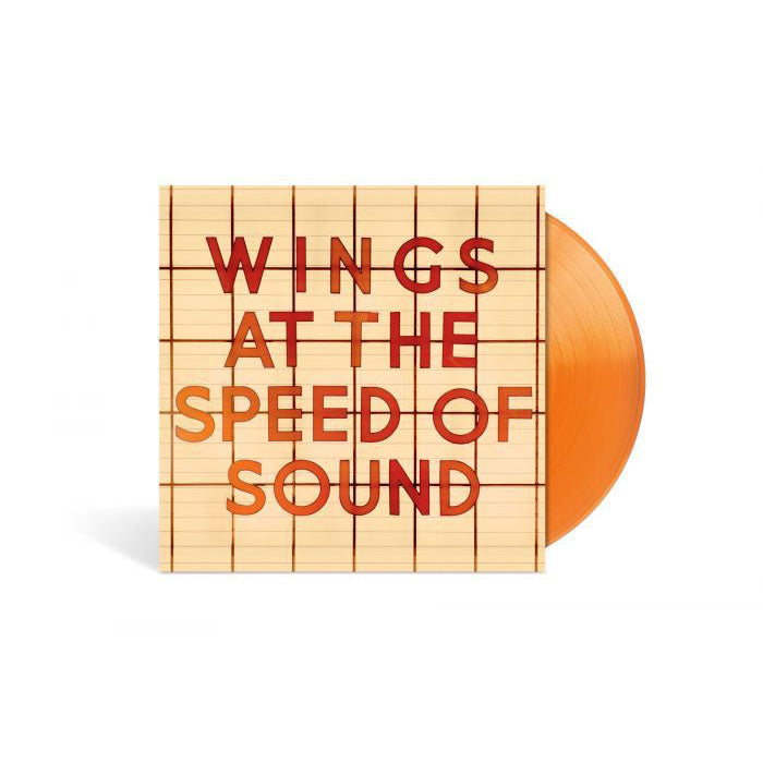 PAUL MCCARTNEY & WINGS 'AT THE SPEED OF SOUND' LP (Orange Vinyl)