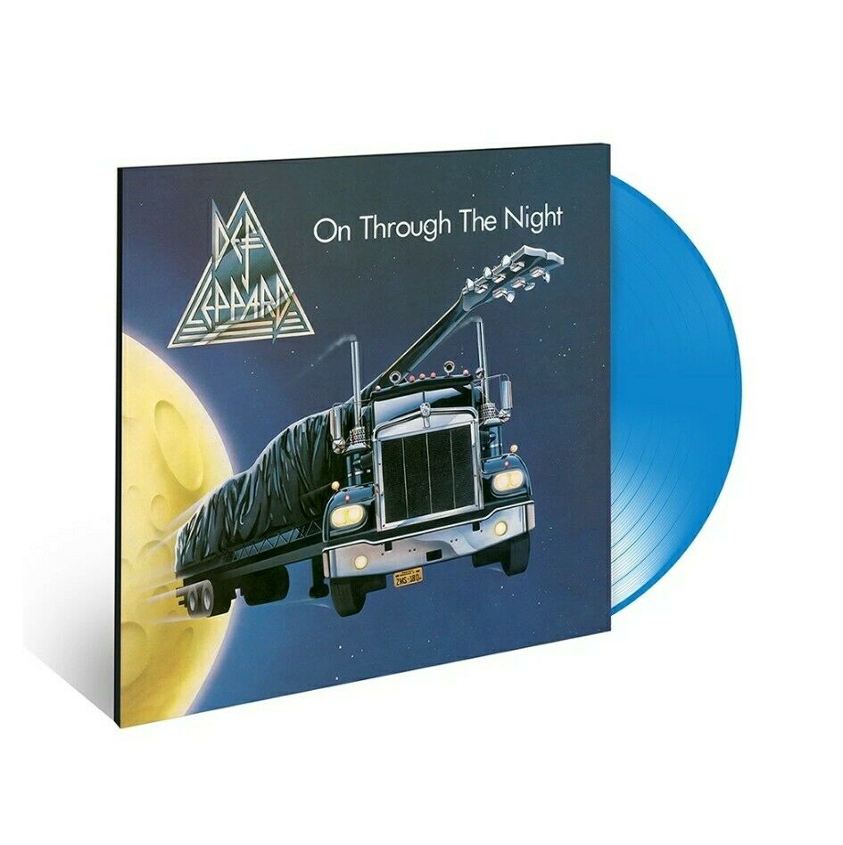 DEF LEPPARD 'ON THROUGH THE NIGHT' LP (Translucent Blue Vinyl)
