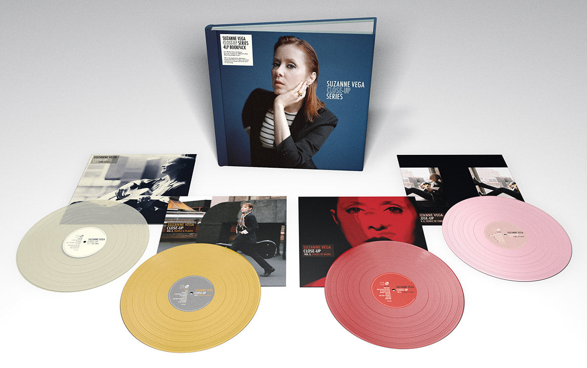 SUZANNE VEGA 'CLOSE-UP SERIES VOLUMES 1-4' 4LP (Color Vinyl)