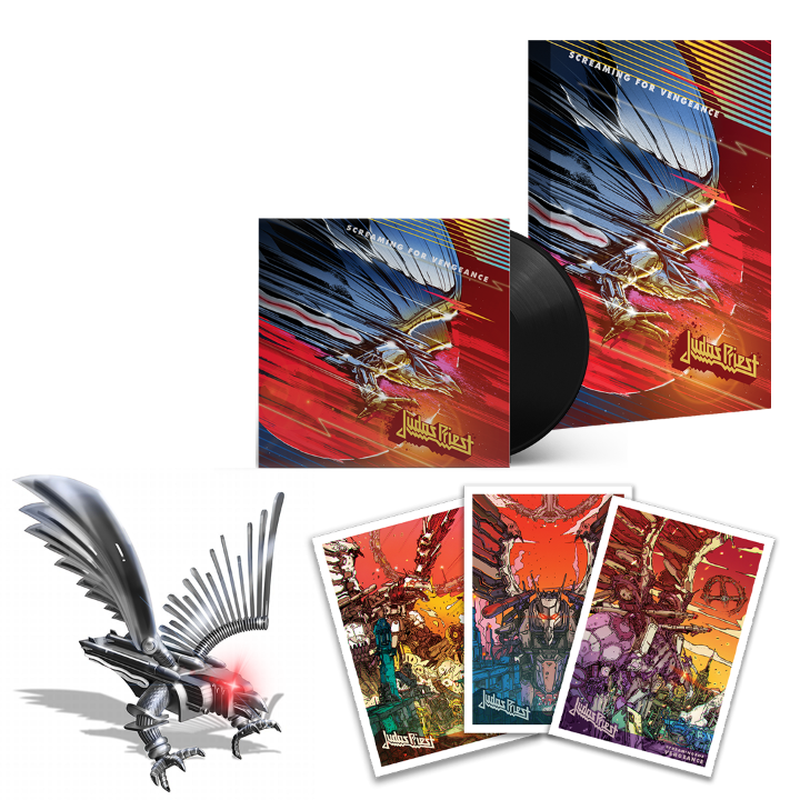 JUDAS PRIEST 'SCREAMING FOR VENGEANCE' GRAPHIC NOVEL SUPER DELUXE EDITION